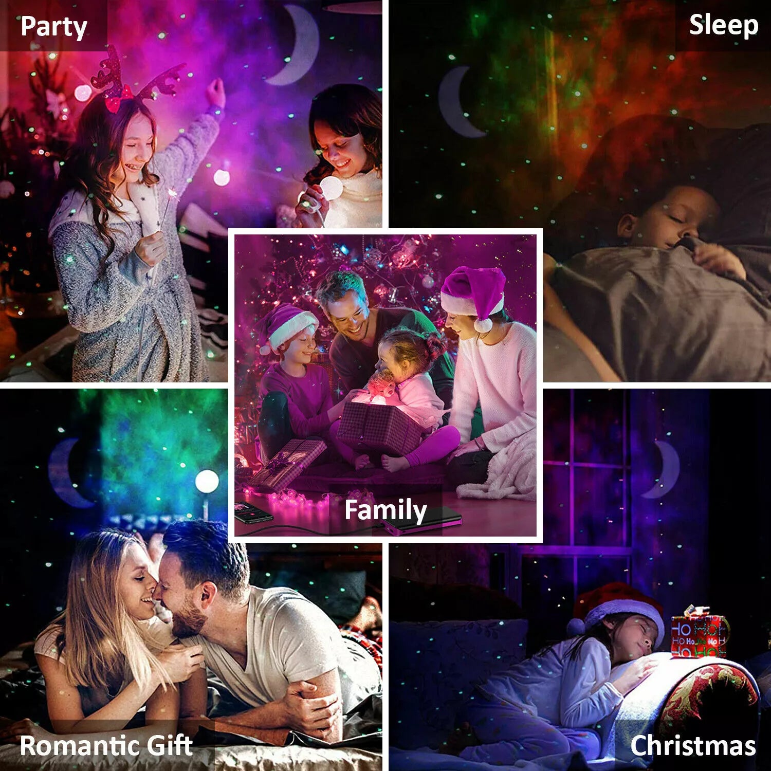 Tuya 3D Smart Aurora Wifi LED App Starry Sky Star Projector Galaxy Night Lamp Tuya 3D Smart Aurora Wifi LED App Starry Sky Star Projector Galaxy Night Lamp